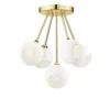 Ballroom Molecule Hanglamp White Snow/Gold - Design By Us - Koop Online