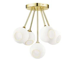 Ballroom Molecule Hanglamp White Snow/Gold - Design By Us - Koop Online