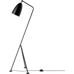 Gräshoppa Vloerlamp Glossy Black - GUBI - Koop Online