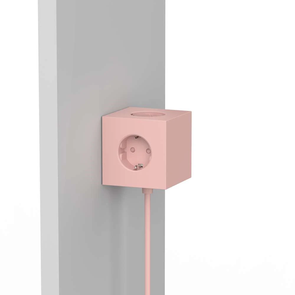 Square 1 USB A & Magnet 1,8m Old Pink - Avolt - Koop Online - Afbeelding 3