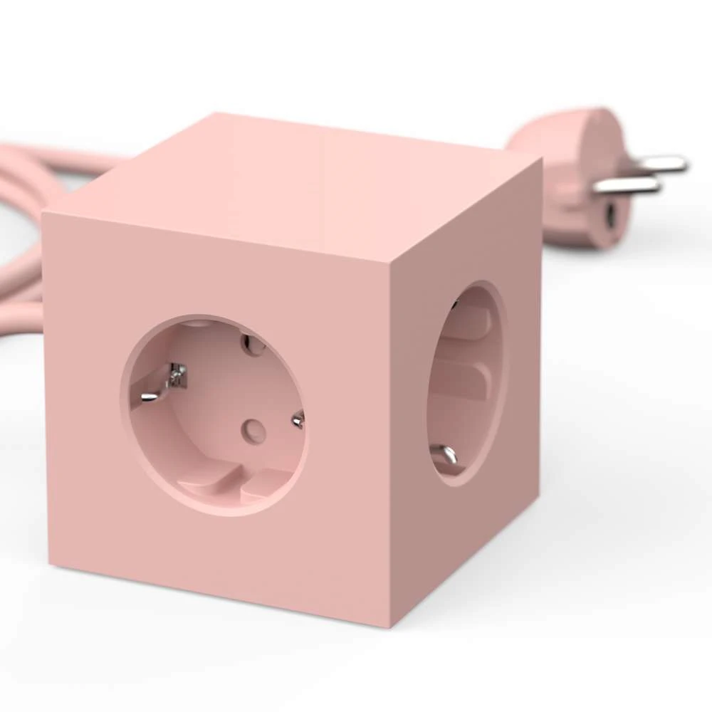 Square 1 USB A & Magnet 1,8m Old Pink - Avolt - Koop Online - Afbeelding 4