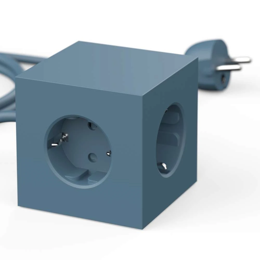 Square 1 USB A & Magnet 1,8m Ocean Blue - Avolt - Koop Online - Afbeelding 5