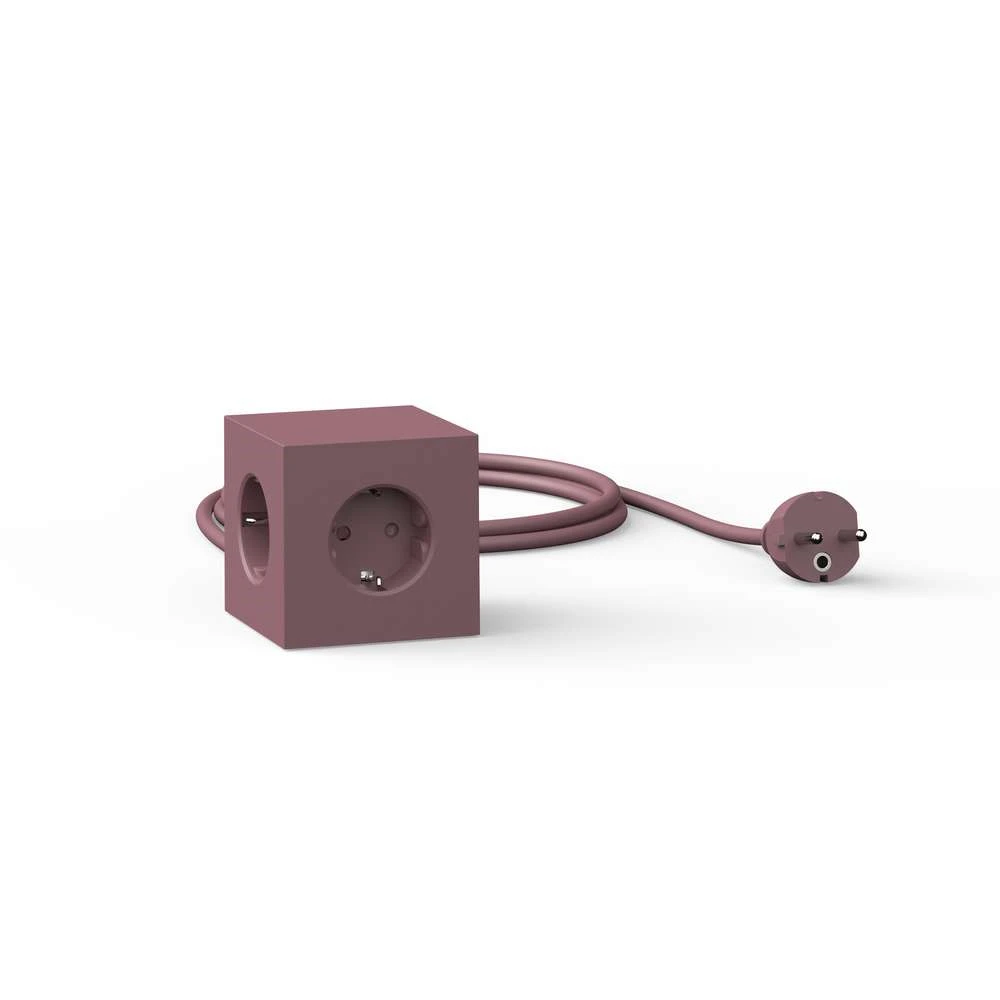 Square 1 USB A & Magnet 1,8m Rusty Red - Avolt - Koop Online - Afbeelding 2