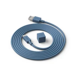 Cable 1 USB A 1,8m Ocean Blue - Avolt - Koop Online