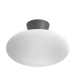 Bullo Plafondlamp XL Ø38 Oxid Grey/Opal - Belid - Koop Online