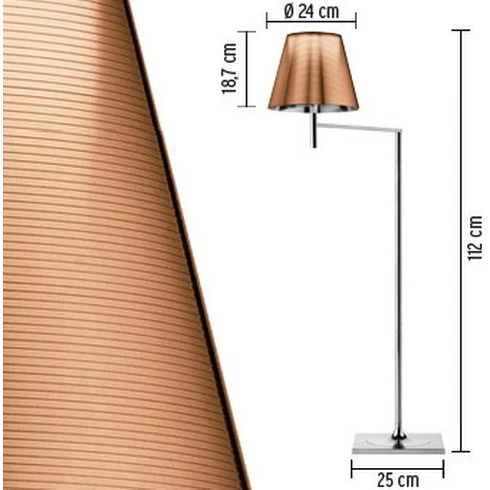 Ktribe F1 VloerLamp Aluminium Bronce - Flos - Koop Online - Afbeelding 3