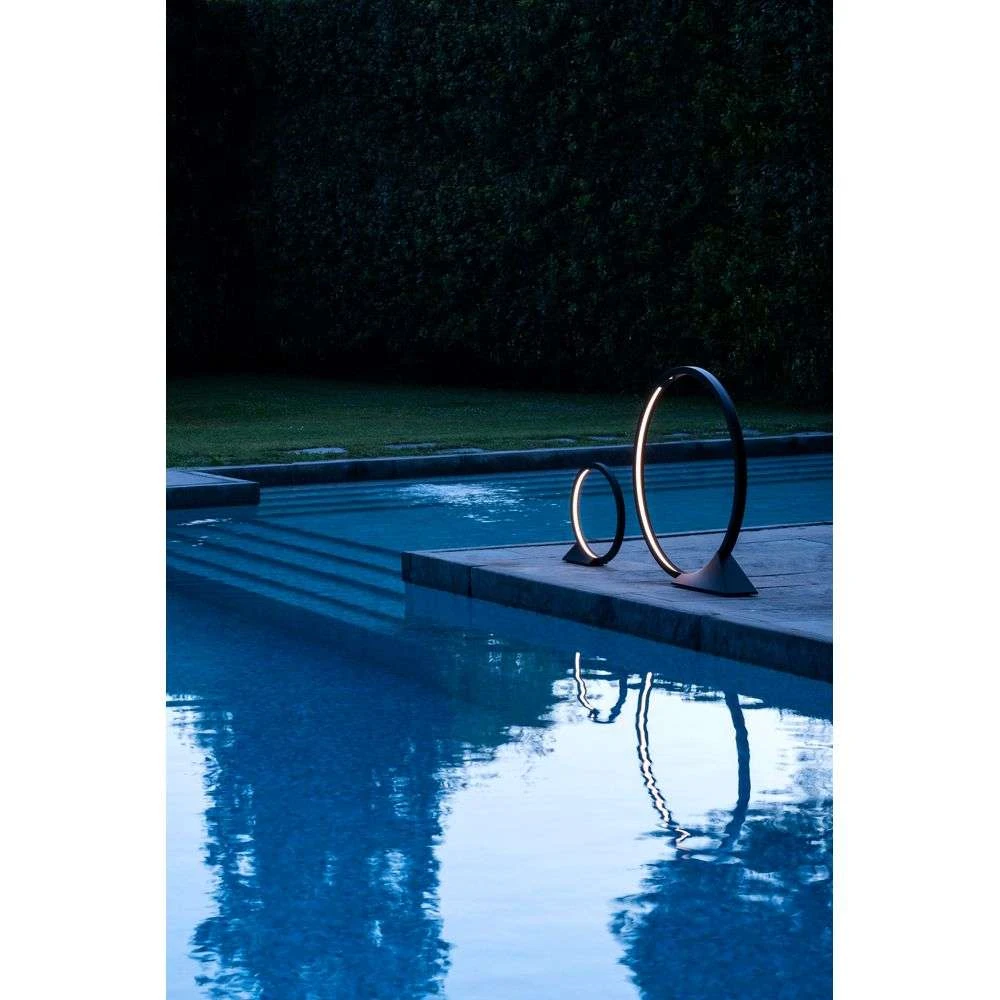 O 45 F/W Buiten Wand/Vloerlamp Black - Artemide - Koop Online - Afbeelding 5