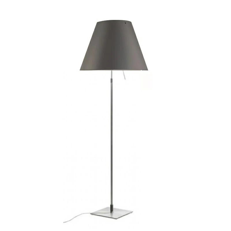 Costanza VloerLamp Met Dimmer Alu/Concrete Gray - Luceplan - Koop Online