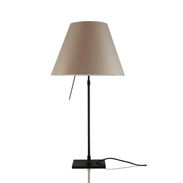 Costanza Tafellamp Met Dimmer Zwart/Shaded Stone - Luceplan - Koop Online