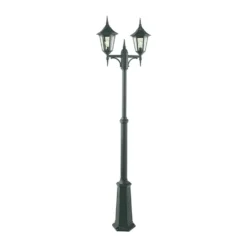 Modena 2 Buiten Park Lamp Breed Voor Beton Anchorage Zwart - Norlys - Koop Online