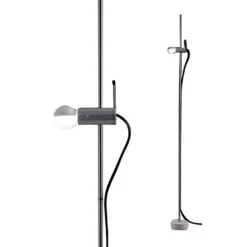 Agnoli Vloerlamp Nickel - Oluce - Koop Online