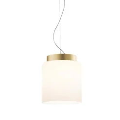 Segesta S5 Hanglamp Opal White/Brass Heritage - Prandina - Koop Online