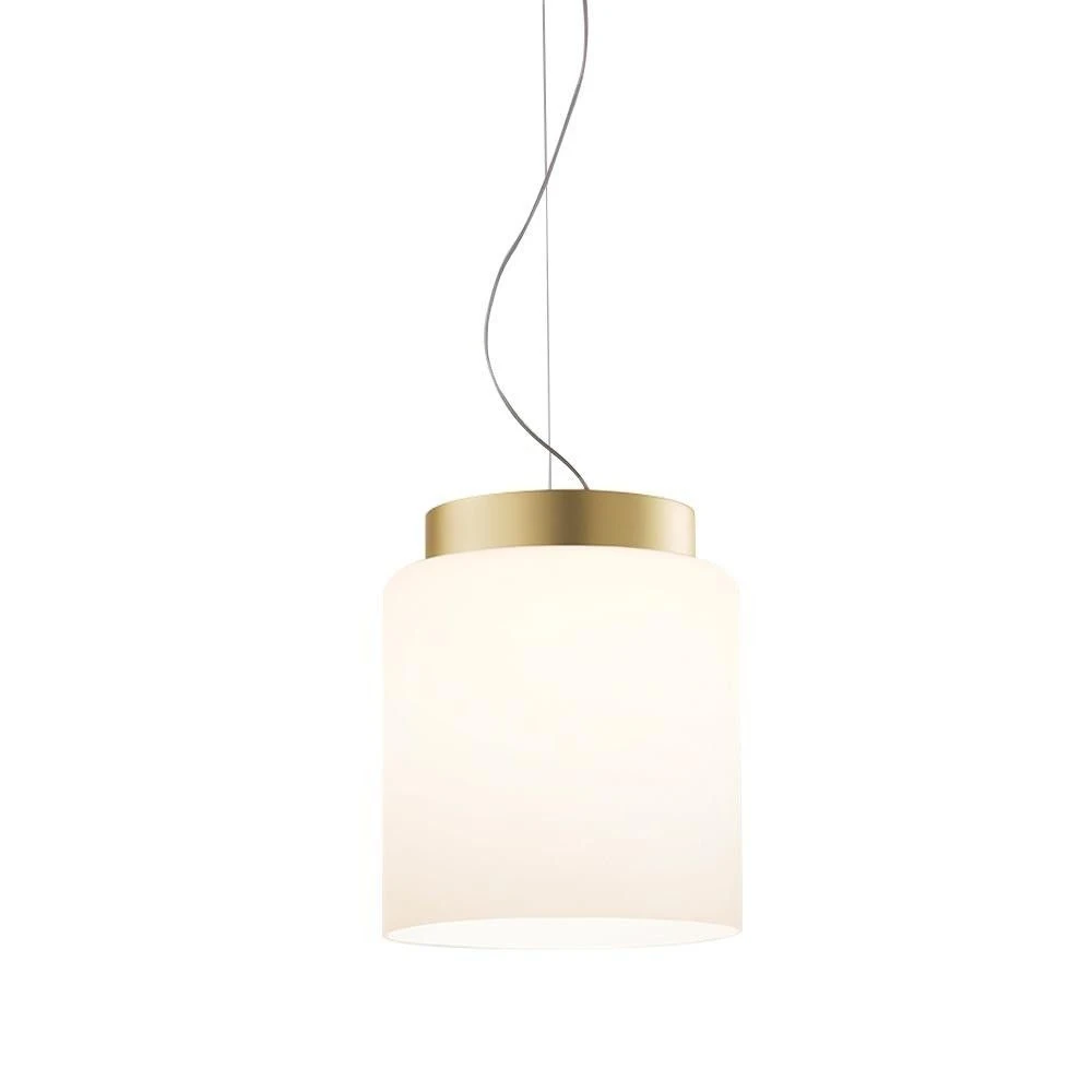 Segesta S5 Hanglamp Opal White/Brass Heritage - Prandina - Koop Online