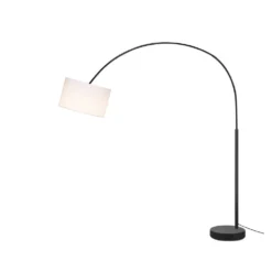 Fenda Bow Vloerlamp Ø45,5 Beige/Black - SLV - Koop Online
