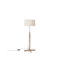 FAD Vloerlamp Wit/Eiken - Santa & Cole - Koop Online