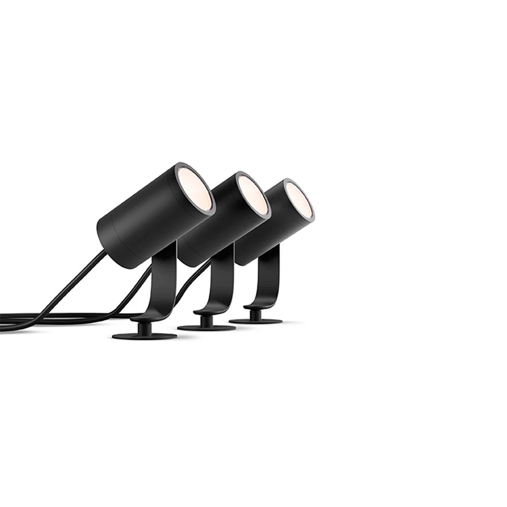 Lily Spike Buiten Spot 3x8W White/Color Amb. Antracit - Philips Hue - Koop Online