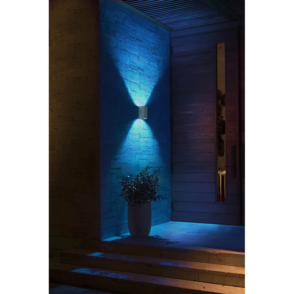 Resonate Buiten Wandlamp White/Color Amb. Inox - Philips Hue - Koop Online - Afbeelding 4