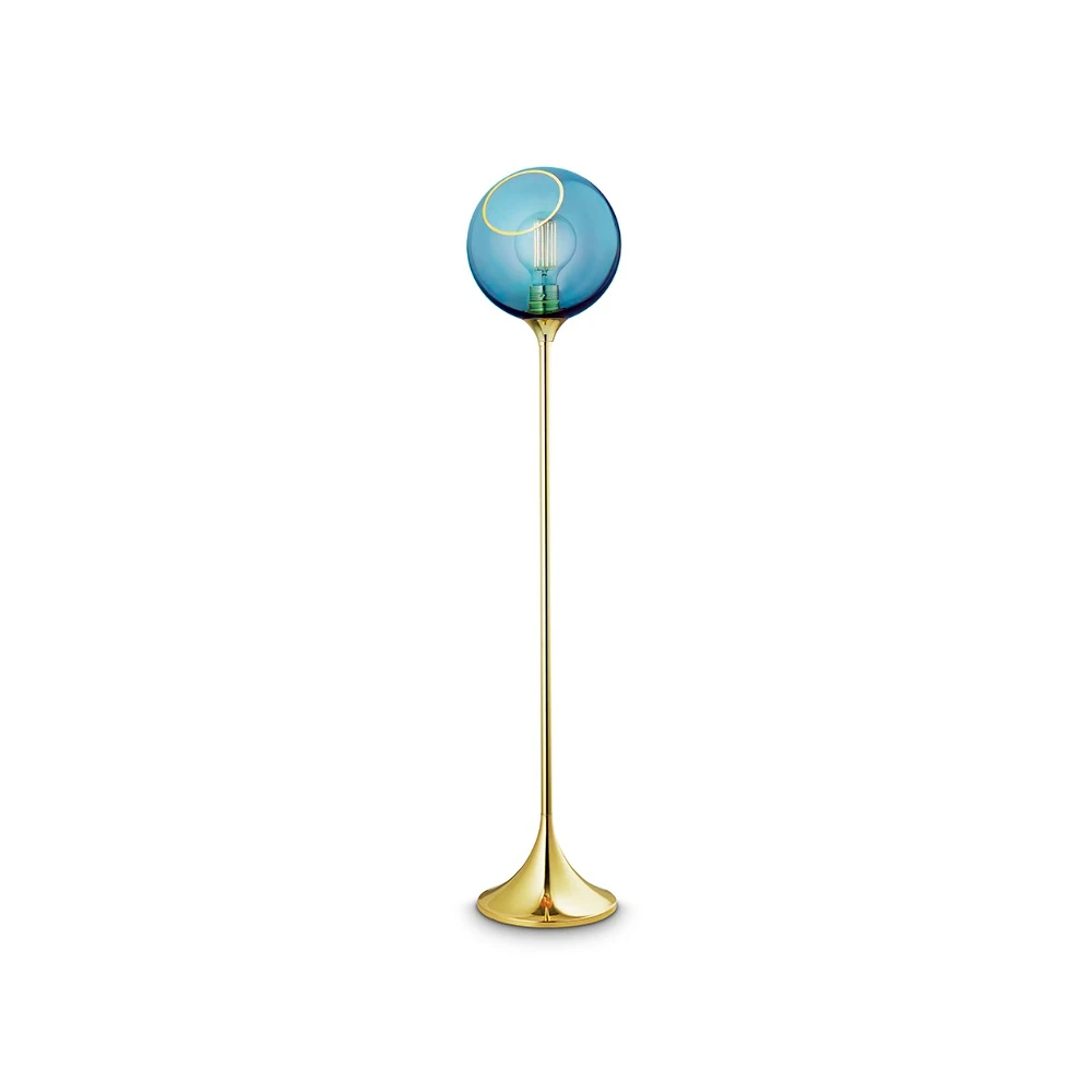 Ballroom VloerLamp Blue Sky/Gold - Design By Us - Koop Online