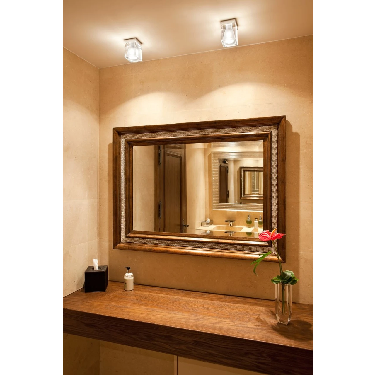 Ice Cube Downligh Voor Bouw Plafondlamp Transparant - Fabbian - Koop Online - Afbeelding 2