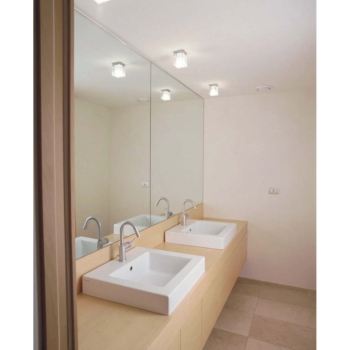 Ice Cube Downligh Voor Bouw Plafondlamp Transparant - Fabbian - Koop Online - Afbeelding 4