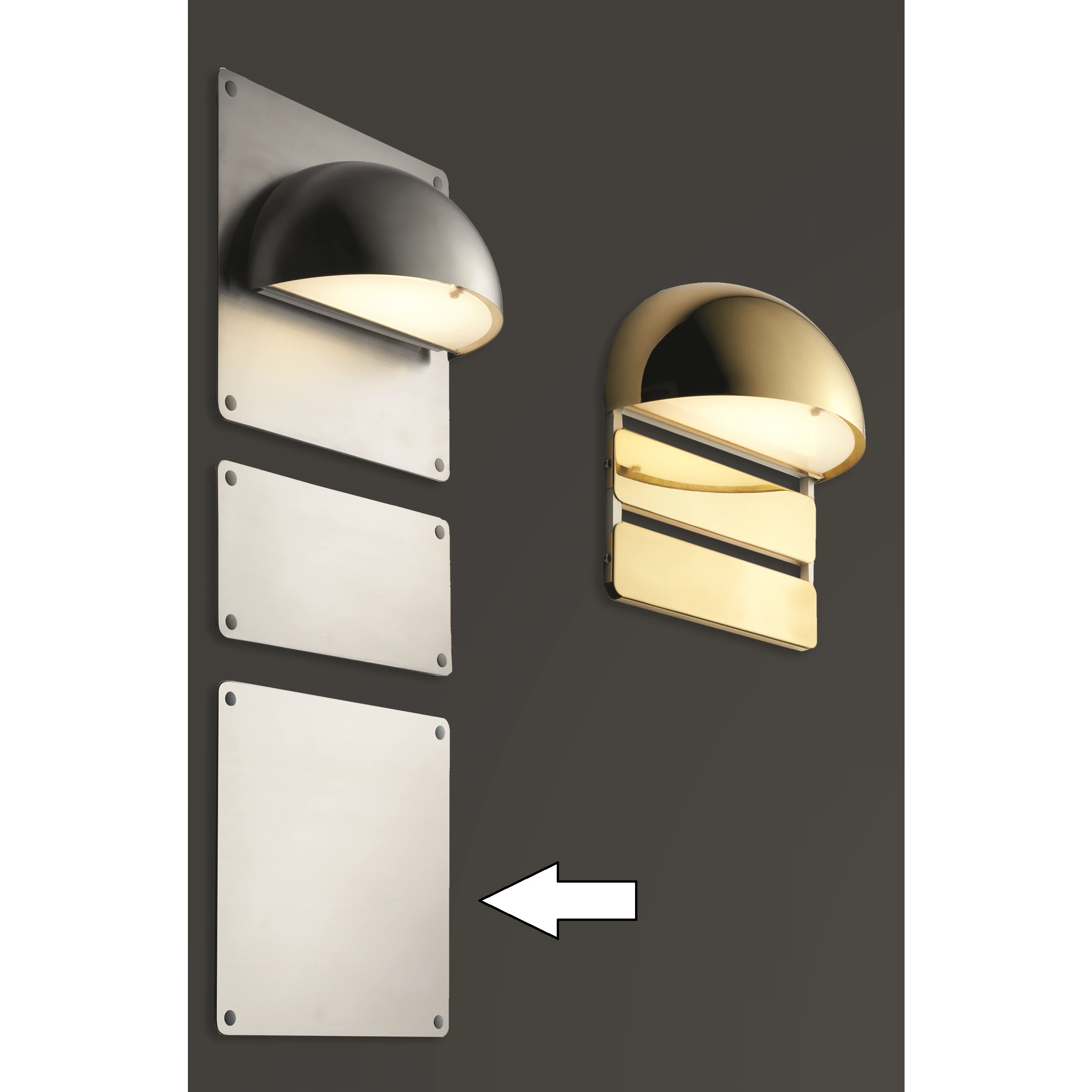 Lampenscherm Nameplate XL 30X30cm Koper - Light-Point - Koop Online - Afbeelding 3